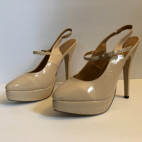 Nude High Heels Size 8.5 - Picture 3 of 7